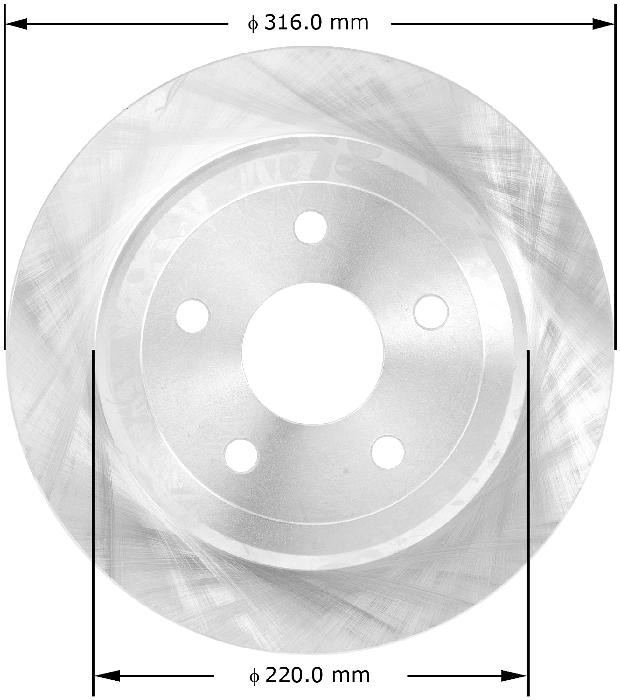 BENDIX Disc Brake Rotor