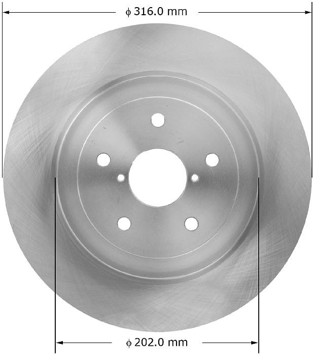 BENDIX Disc Brake Rotor