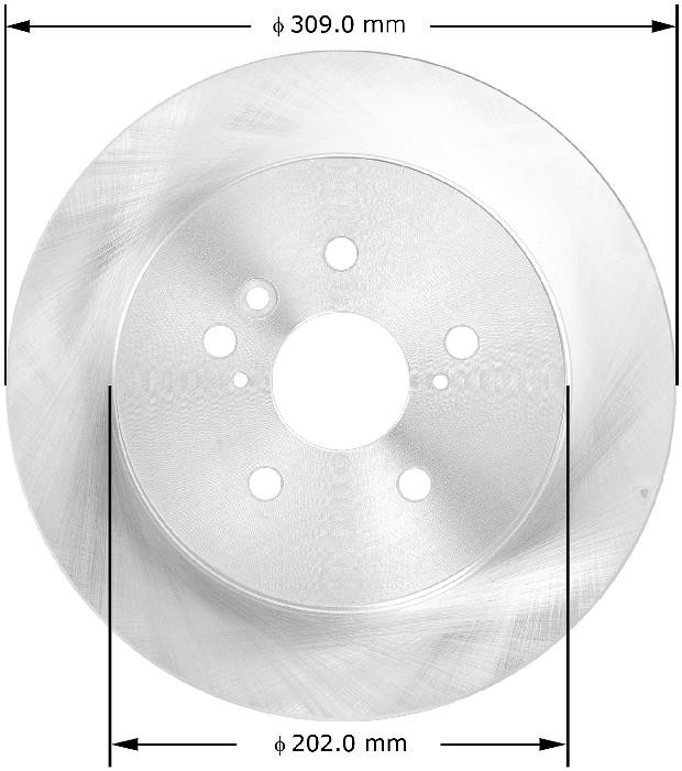 BENDIX Disc Brake Rotor