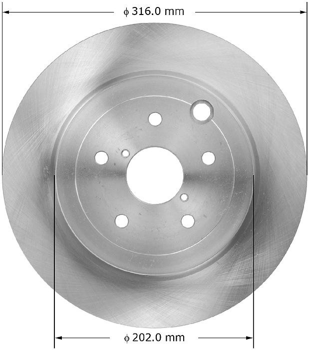 BENDIX Disc Brake Rotor