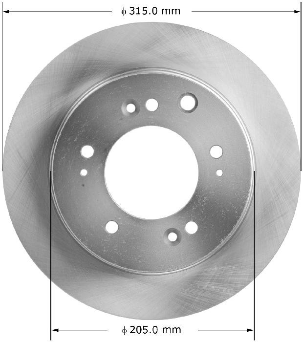 BENDIX Disc Brake Rotor