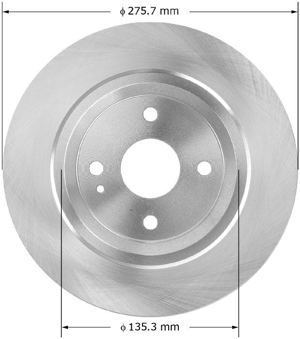 BENDIX Disc Brake Rotor