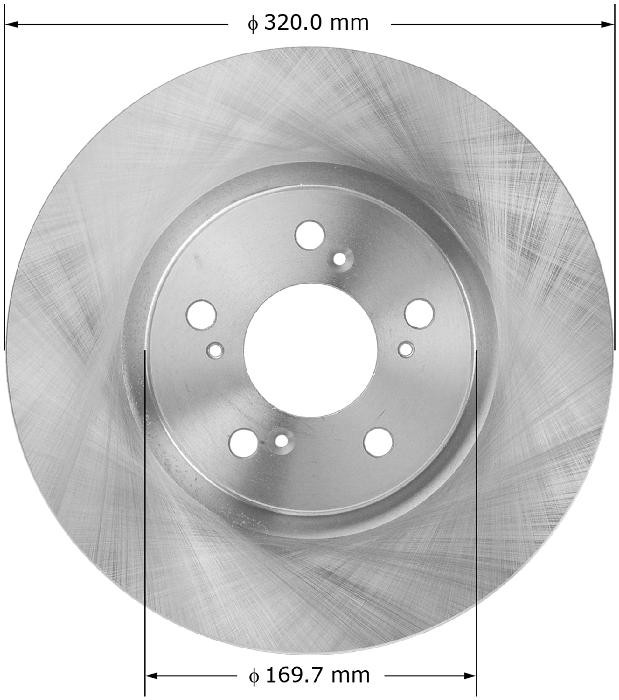 BENDIX Disc Brake Rotor
