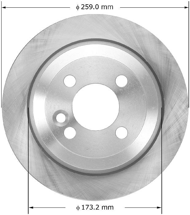 BENDIX Disc Brake Rotor