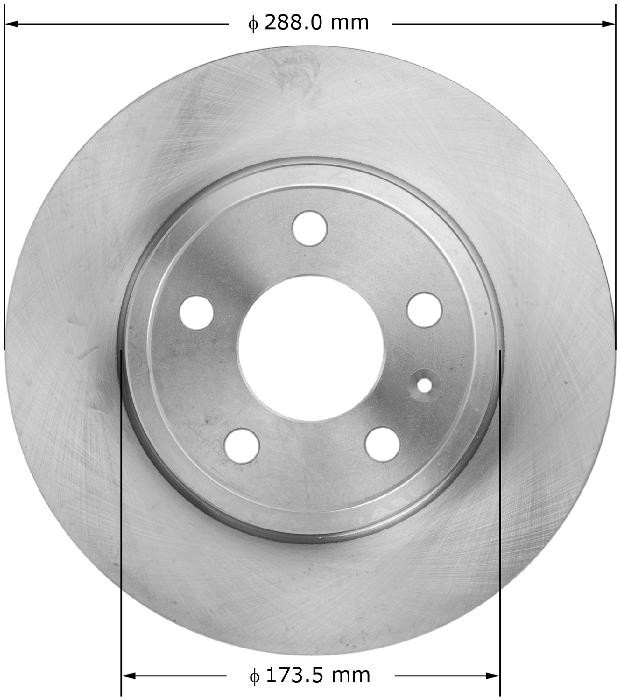 BENDIX Disc Brake Rotor