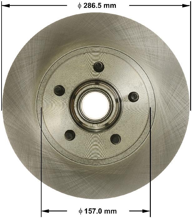 BENDIX Disc Brake Rotor and Hub Assembly