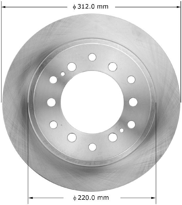 BENDIX Disc Brake Rotor