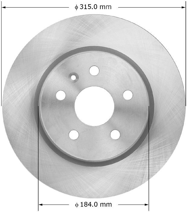 BENDIX Disc Brake Rotor