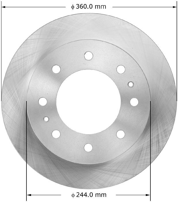 BENDIX Disc Brake Rotor