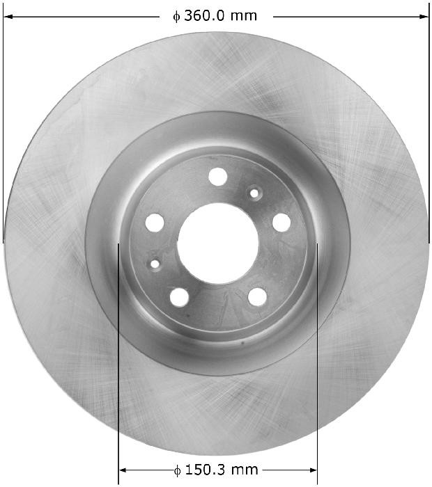 BENDIX Disc Brake Rotor