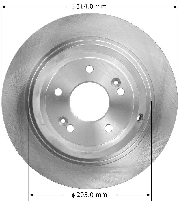 BENDIX Disc Brake Rotor