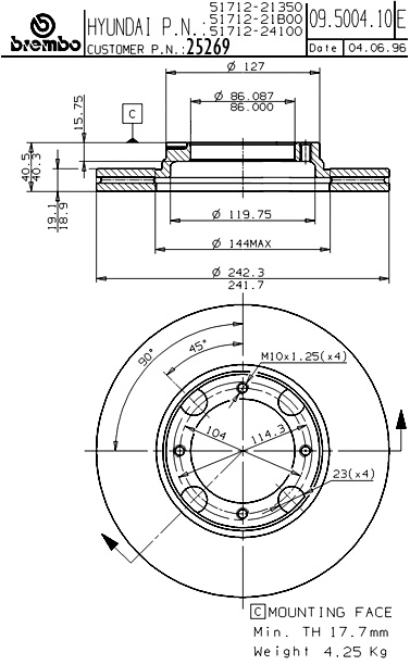 BRAKE ROTOR