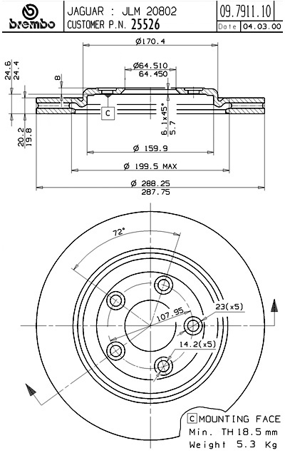 BRAKE ROTOR