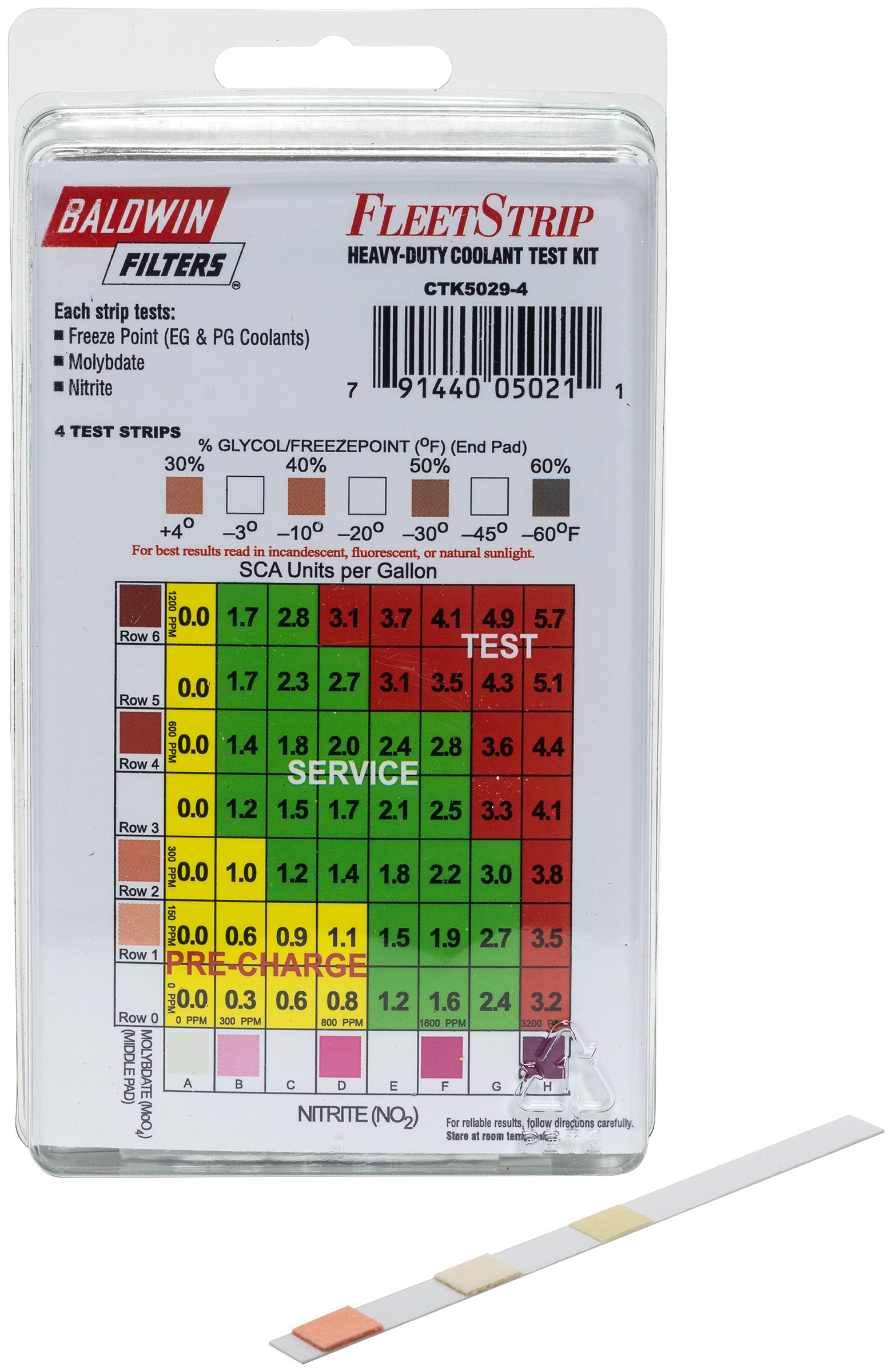 FleetStrip Coolant Test Strips Only