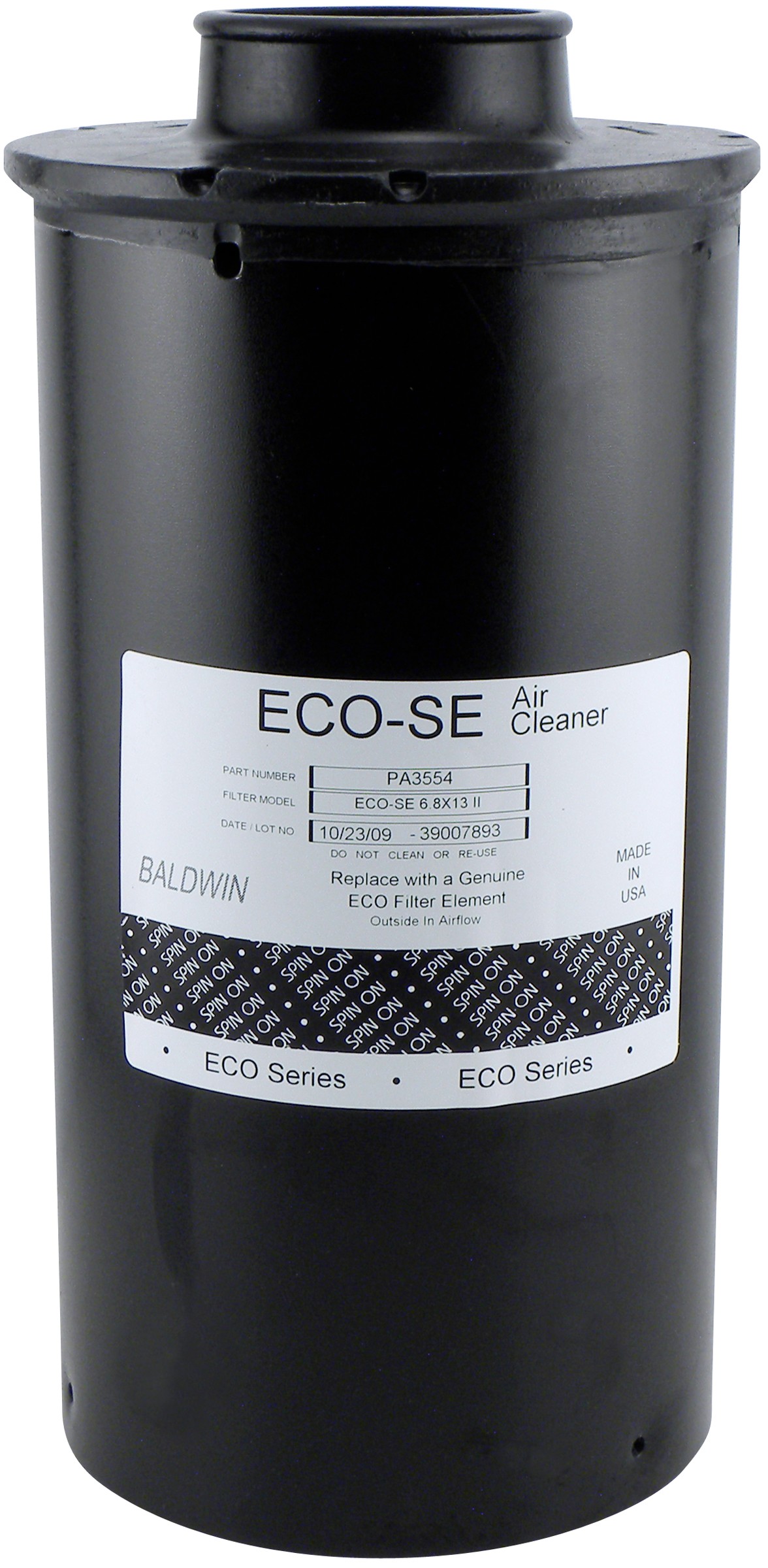 Replacement for Ecolite Air Element in Disposable Housing