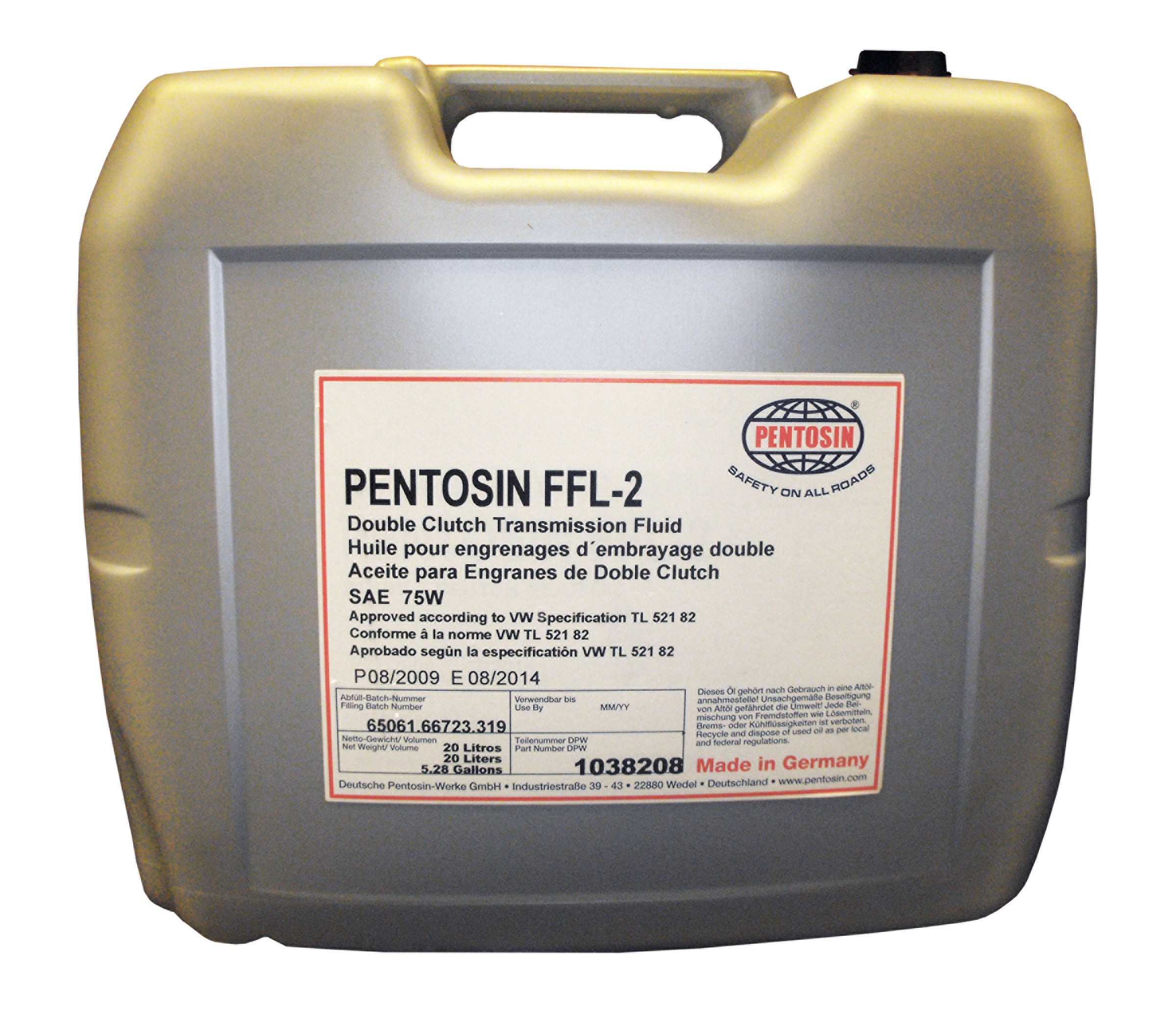 Pentosin FFL2 Double Clutch Transmission Fluid formulated for AVW DSG trans