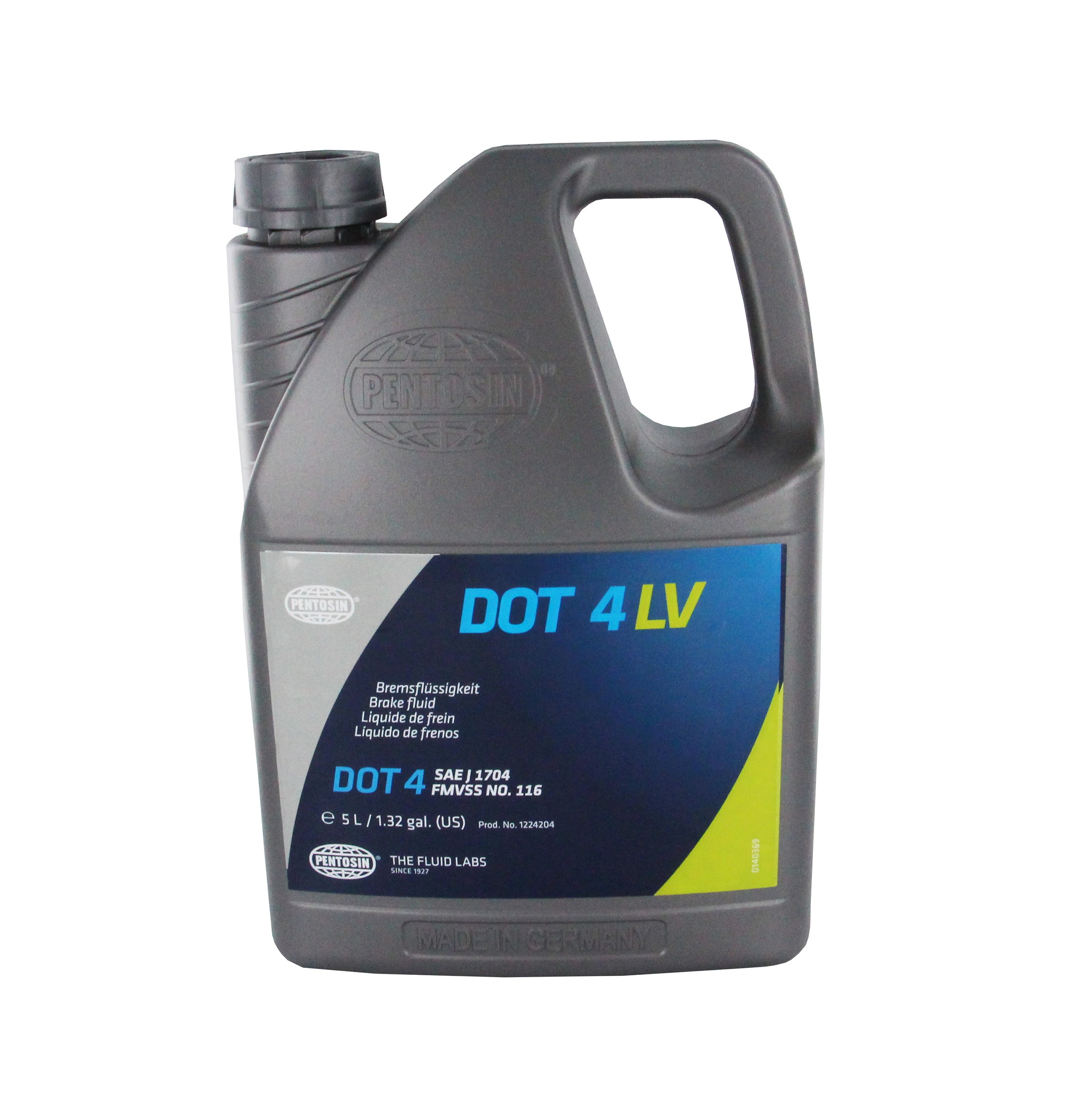Pentosin DOT 4 LV for vehicles requiring low viscosity brake fluid.