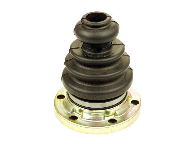 AXLE BOOT WITH METAL FLANGE