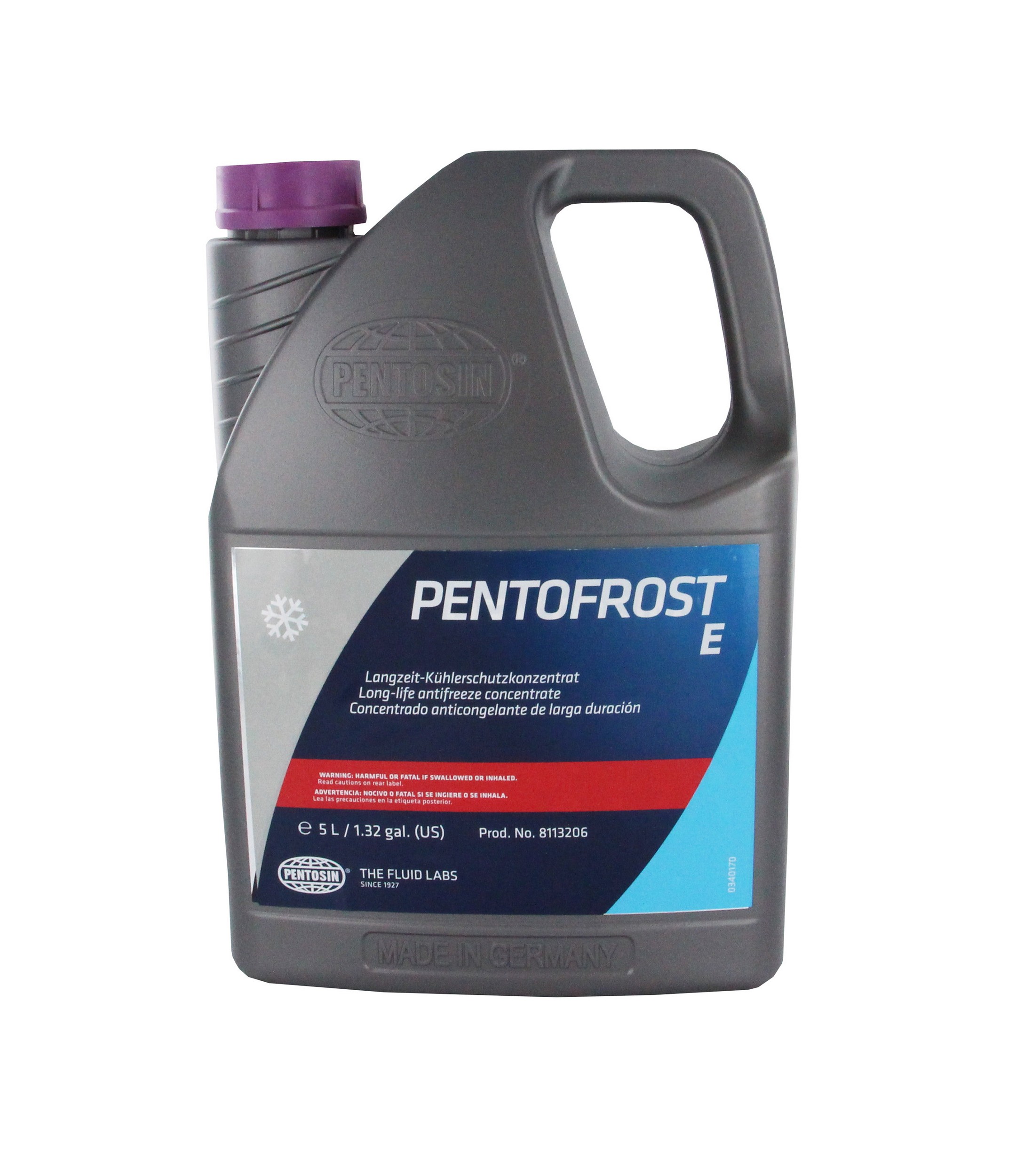 Pentofrost E Antifreeze with silicates is nitrite, amine & phosphate free.