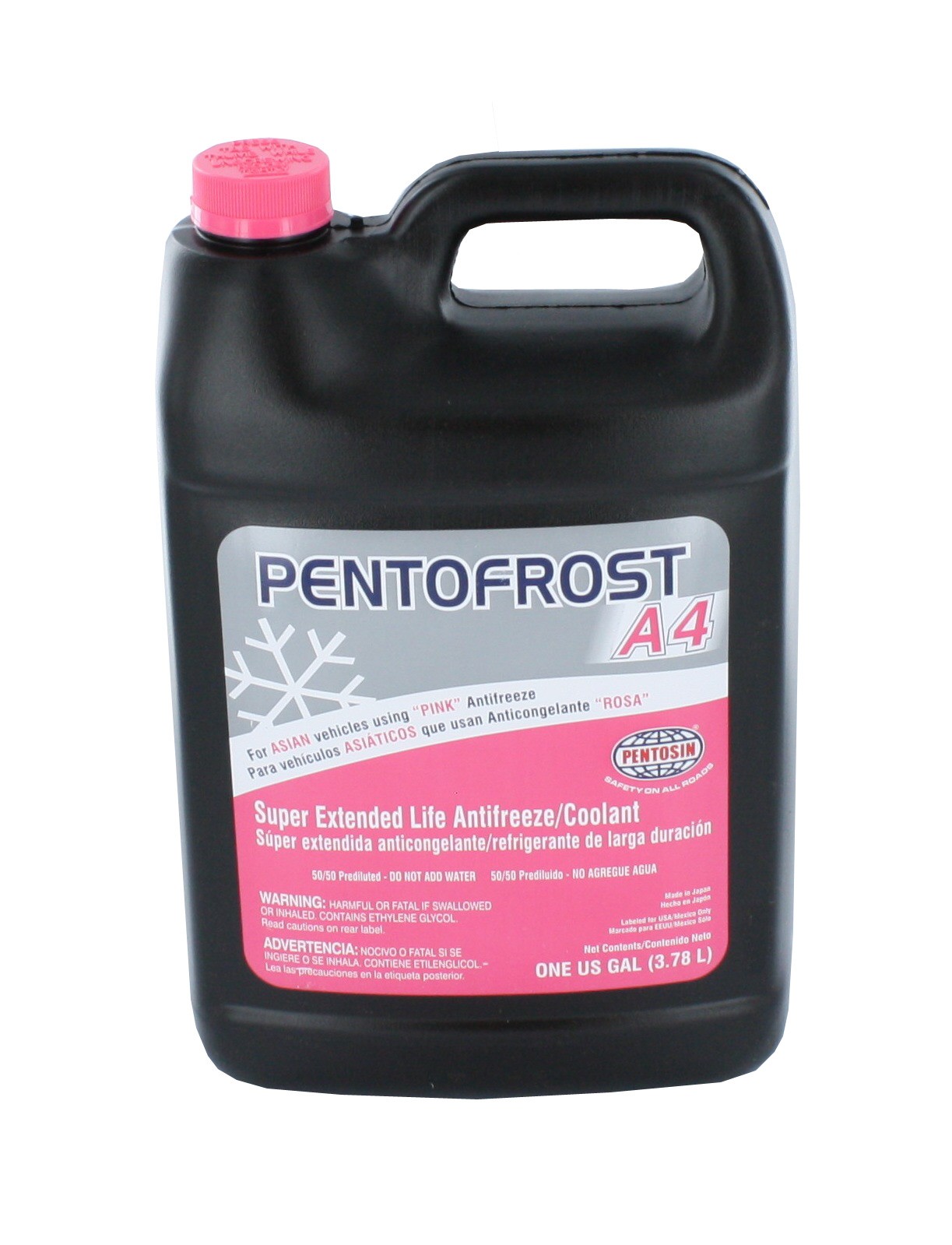 Pentofrost A4 HOAT phosphated antifreeze formulated for Asian vehicles