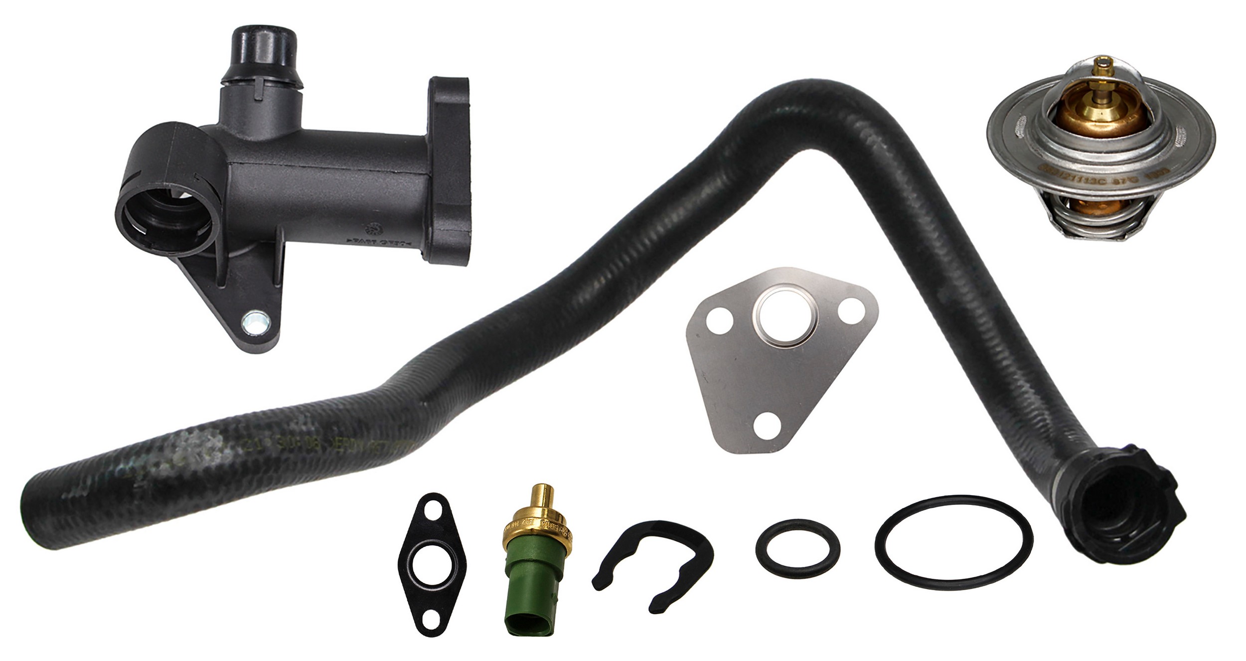 Rein Premium Quality Coolant Flange, Hose & Thermostat Replacement Kit