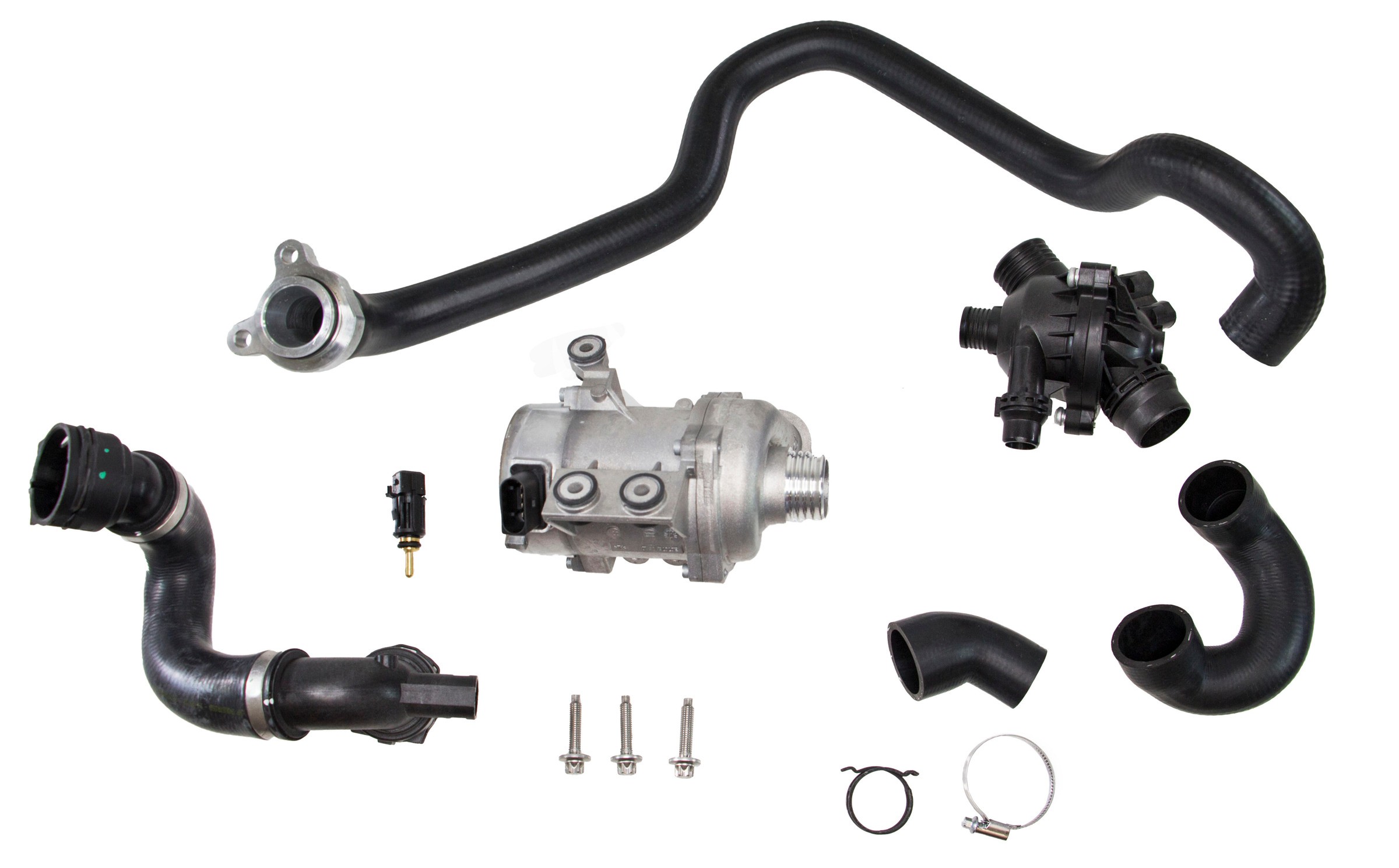 Rein OE Quality Electric Water Pump, Thermostat & Hose Replacement Kit
