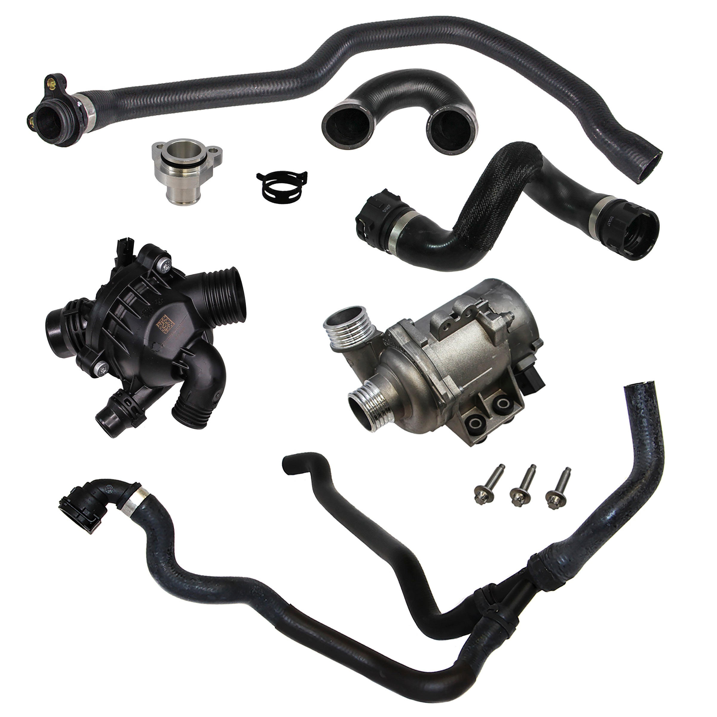 Rein OE Quality Electric Water Pump, Thermostat & Hose Replacement Kit