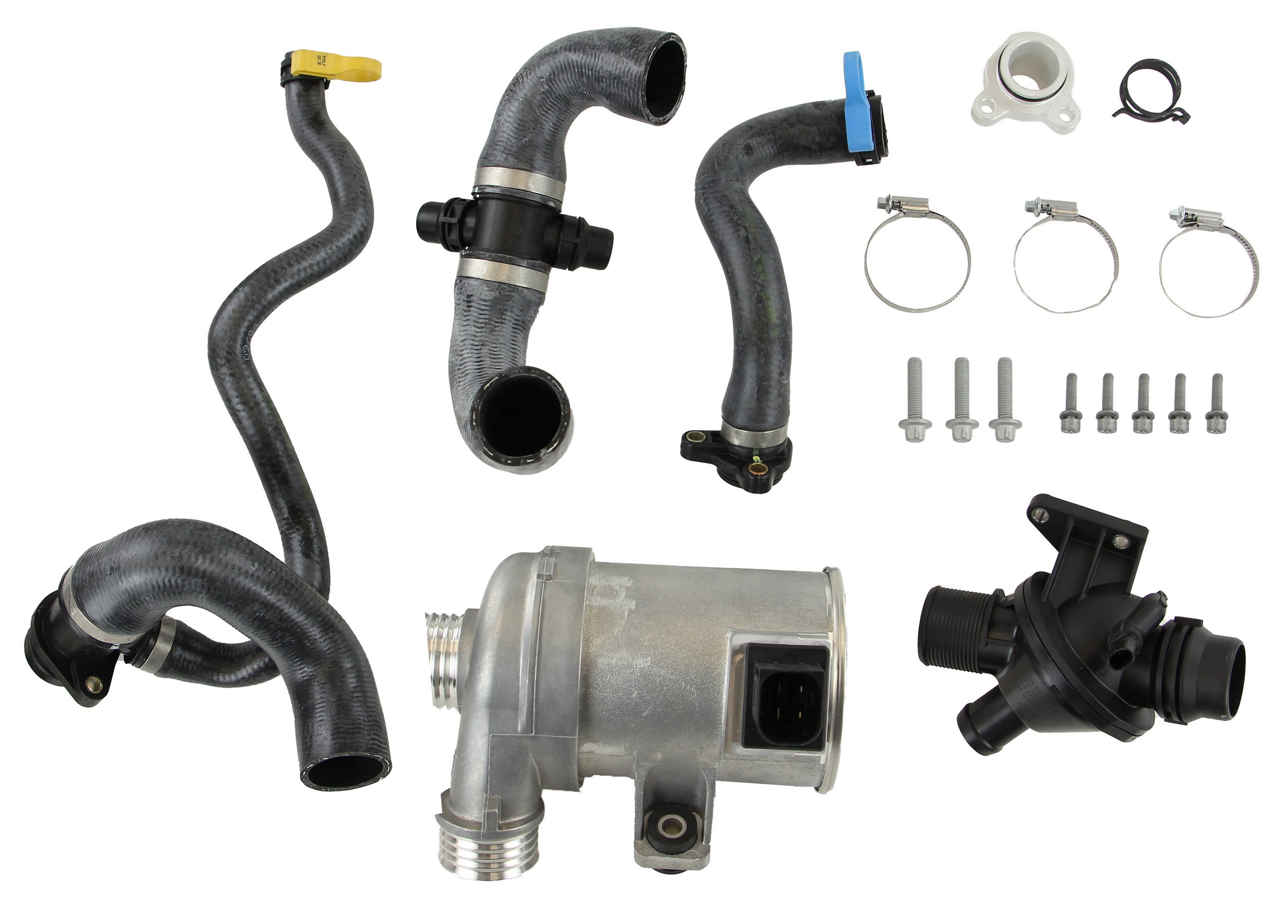 Rein OE Quality Electric Water Pump, Thermostat & Hose Replacement Kit