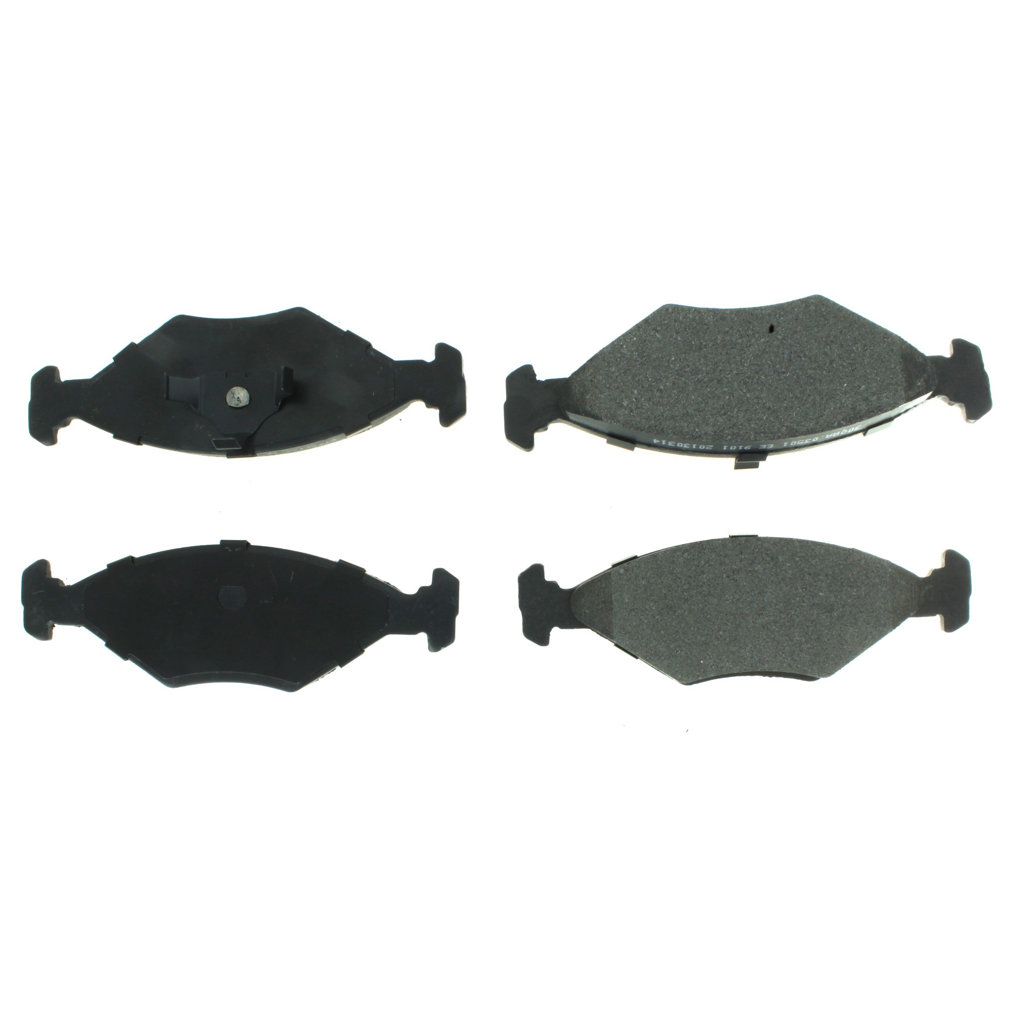 C-Tek Semi-Metallic Brake Pads with Shims