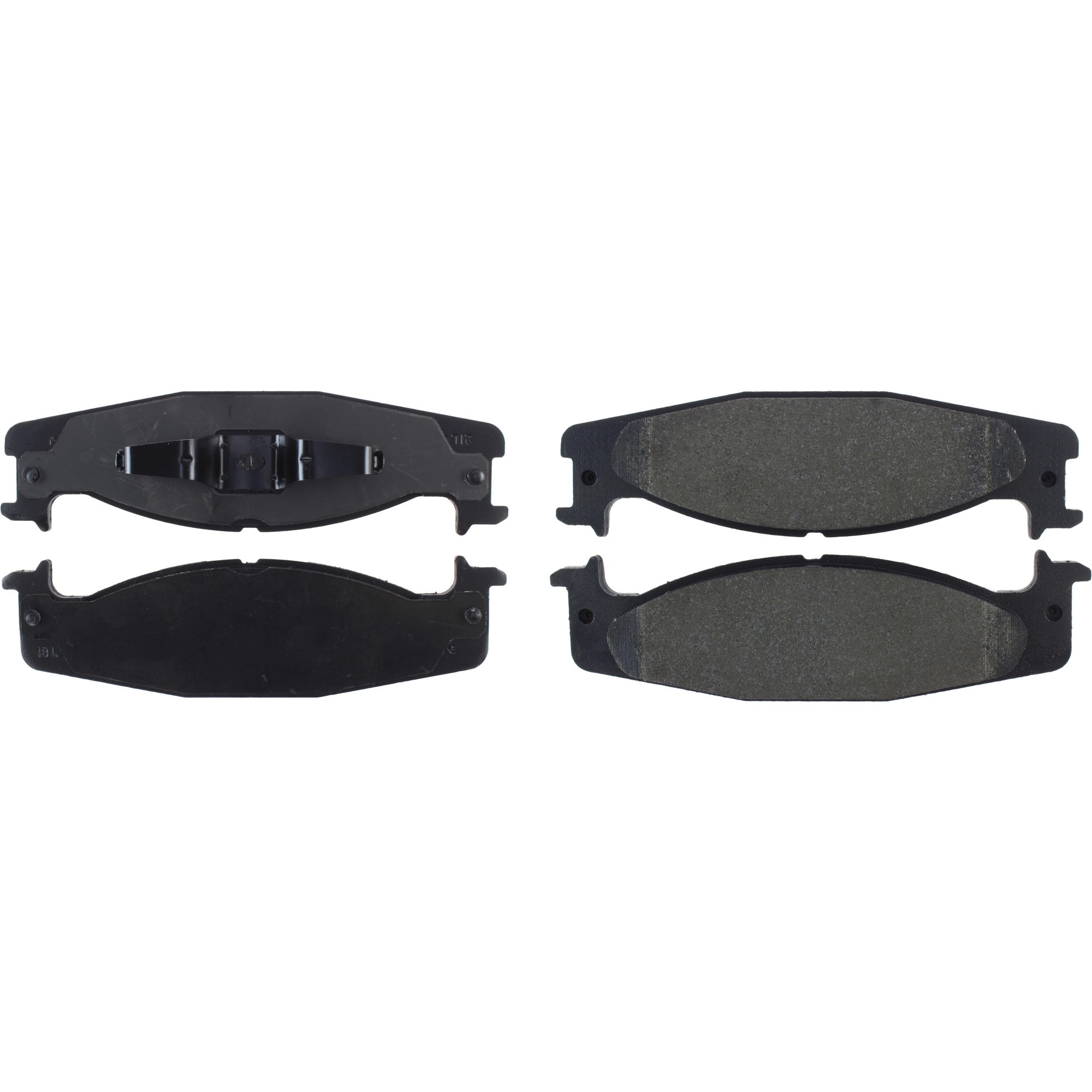Posi Quiet Semi-Metallic Brake Pads with Hardware
