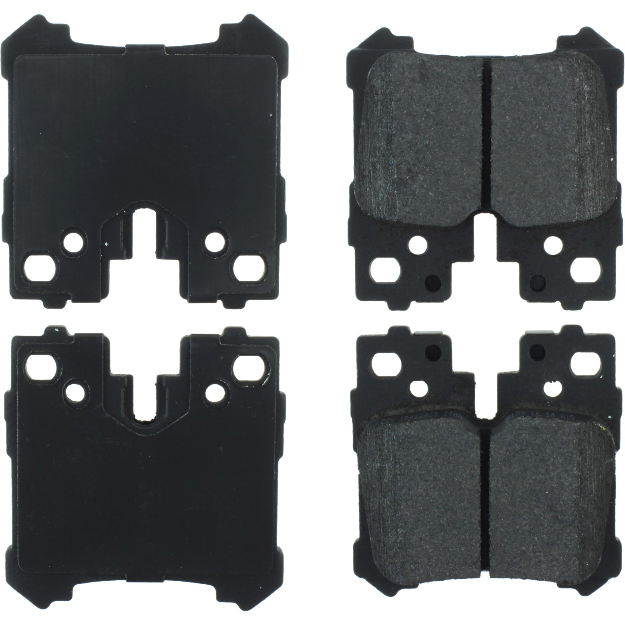 Posi Quiet Semi-Metallic Brake Pads with Hardware