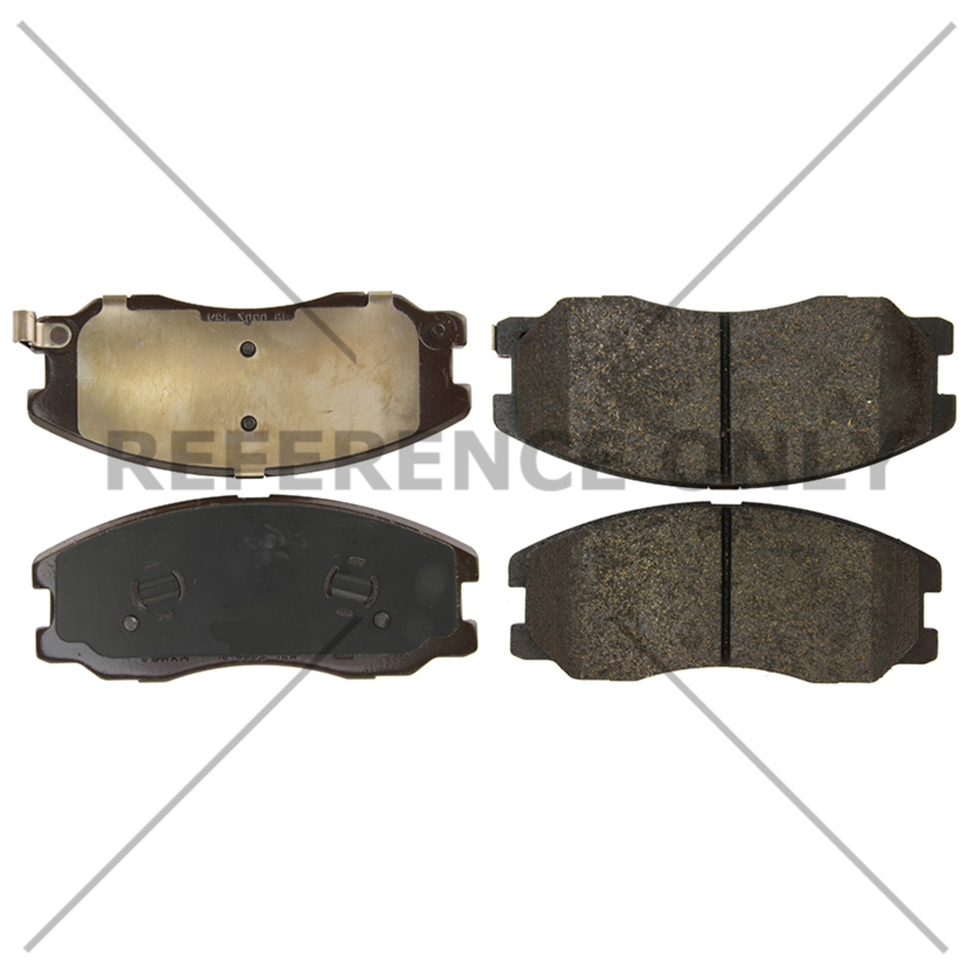 Posi Quiet Semi-Metallic Brake Pads with Hardware