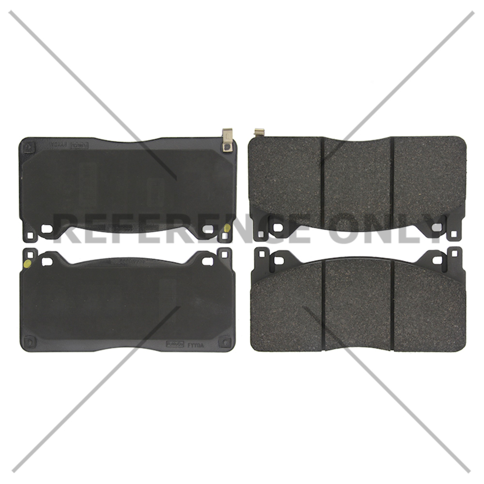 Posi Quiet Semi-Metallic Brake Pads