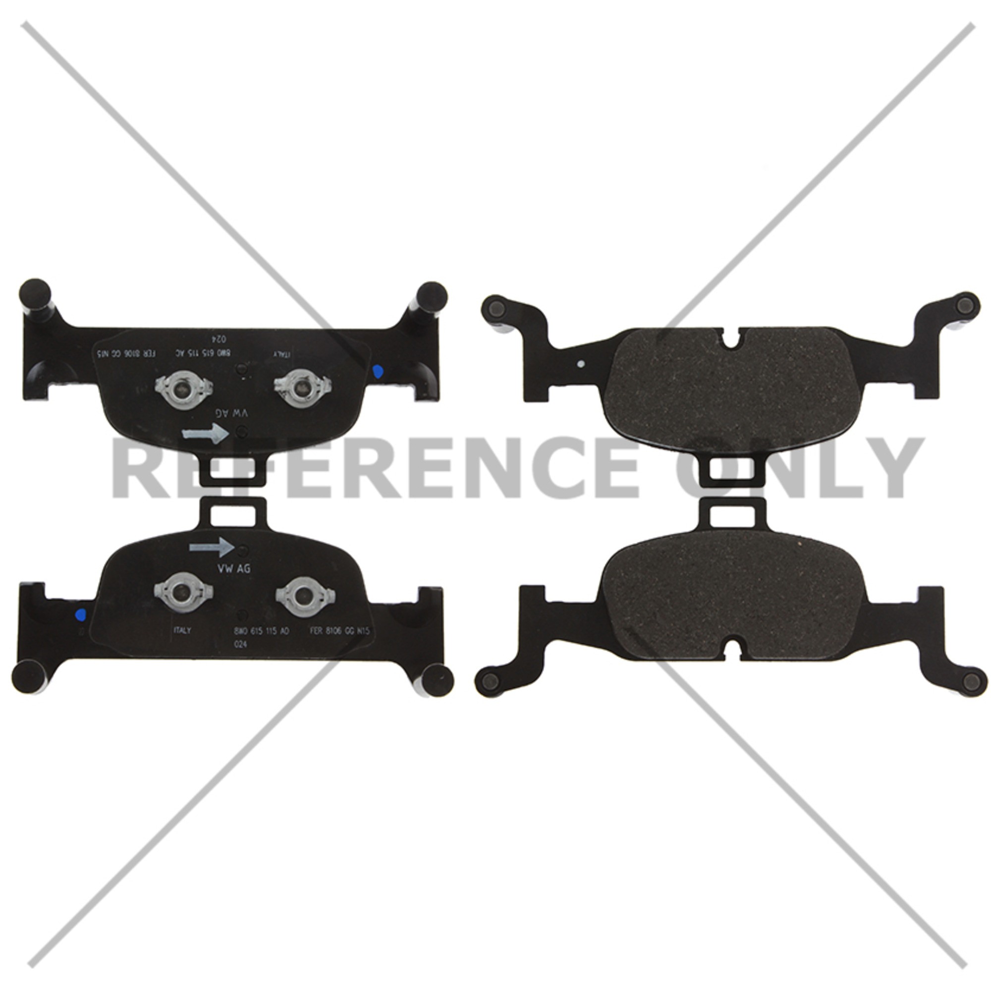 Posi Quiet Semi-Metallic Brake Pads