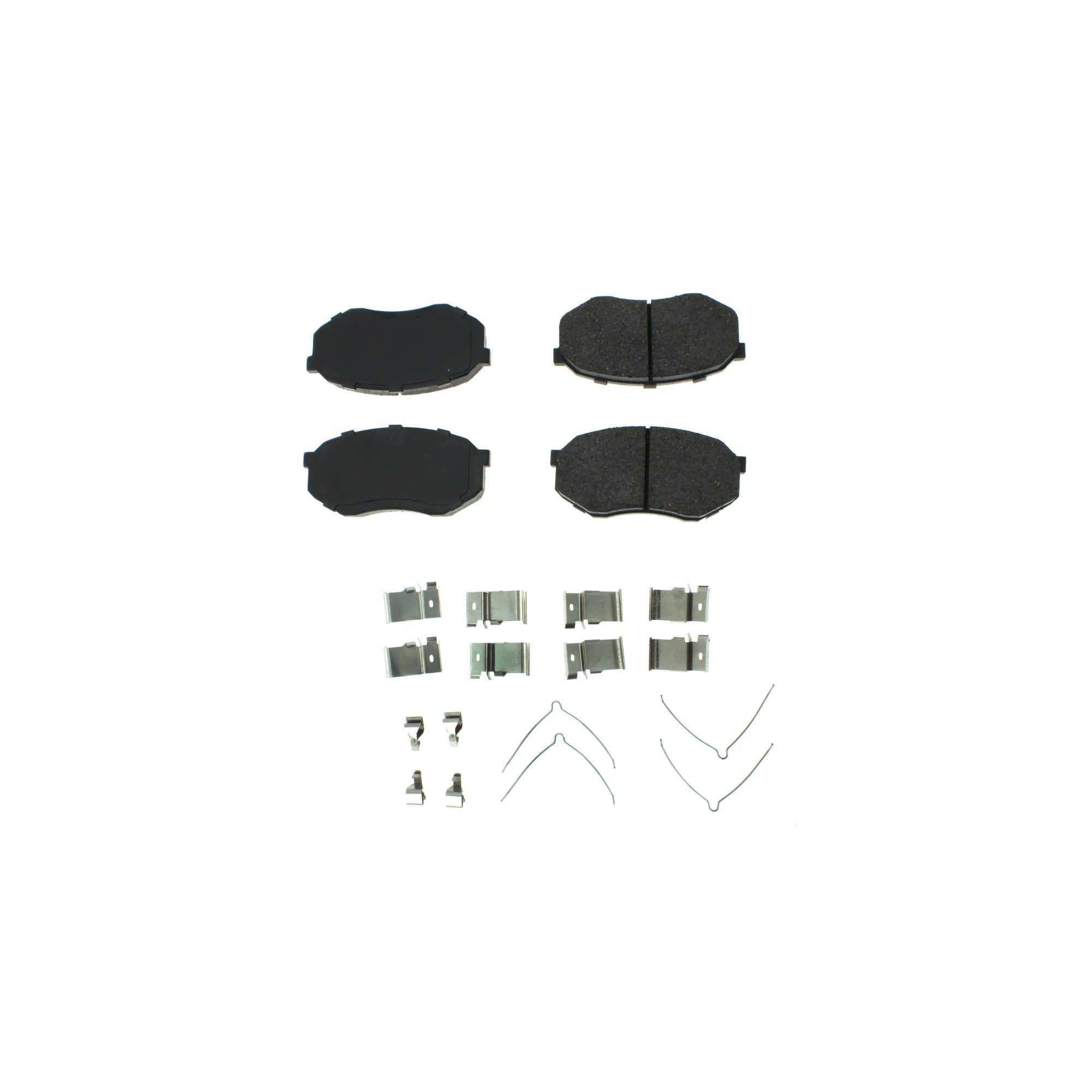 Posi Quiet Ceramic Brake Pads with Shims and Hardware