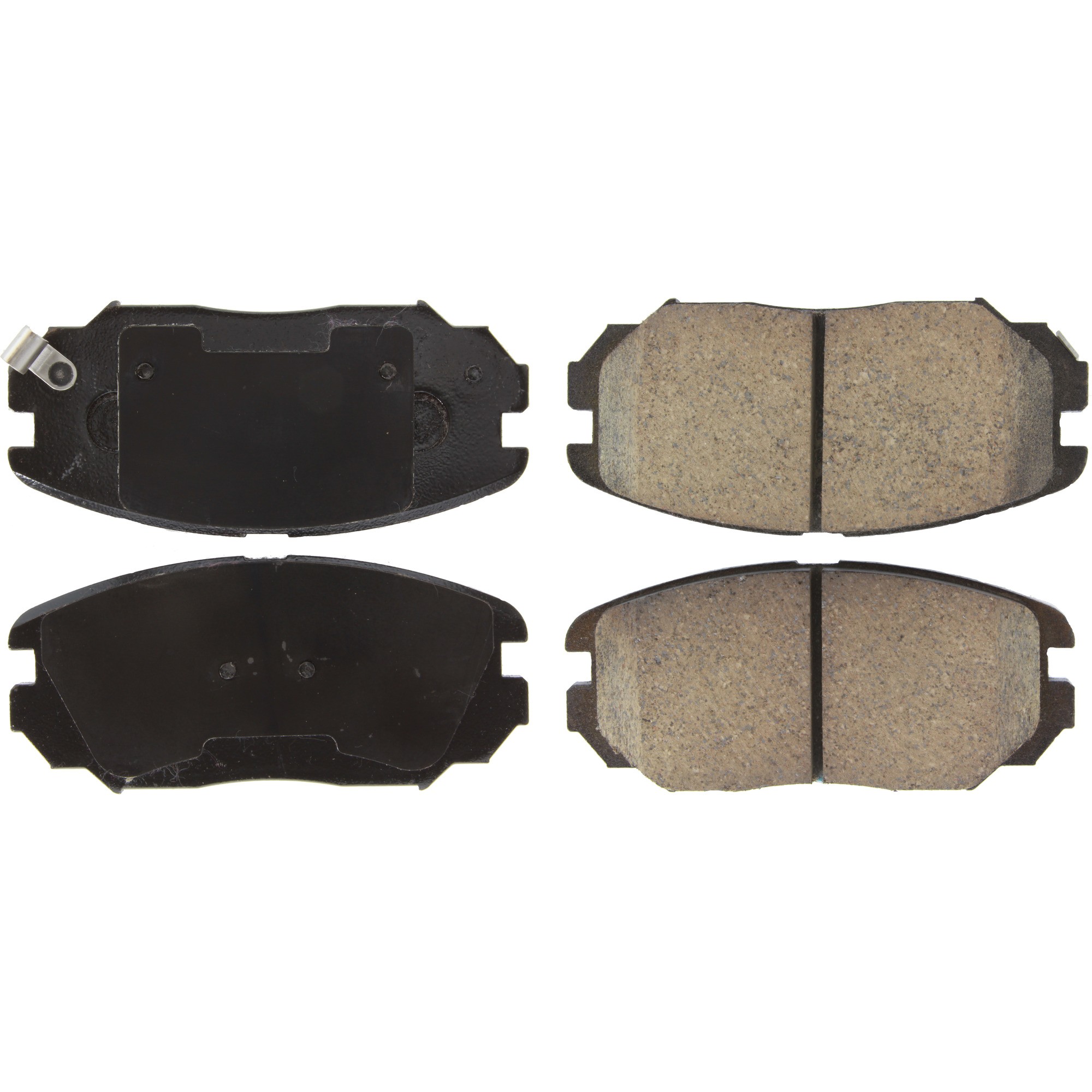 Posi Quiet Ceramic Brake Pads with Shims and Hardware