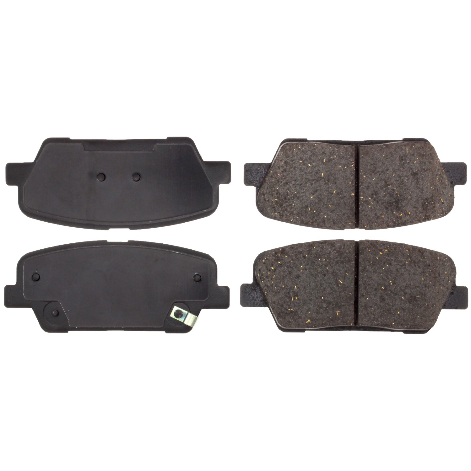 Posi Quiet Ceramic Brake Pads with Shims and Hardware
