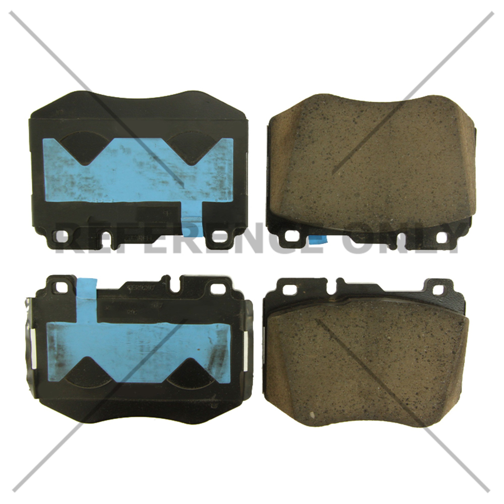 Posi Quiet Ceramic Brake Pads with Shims and Hardware