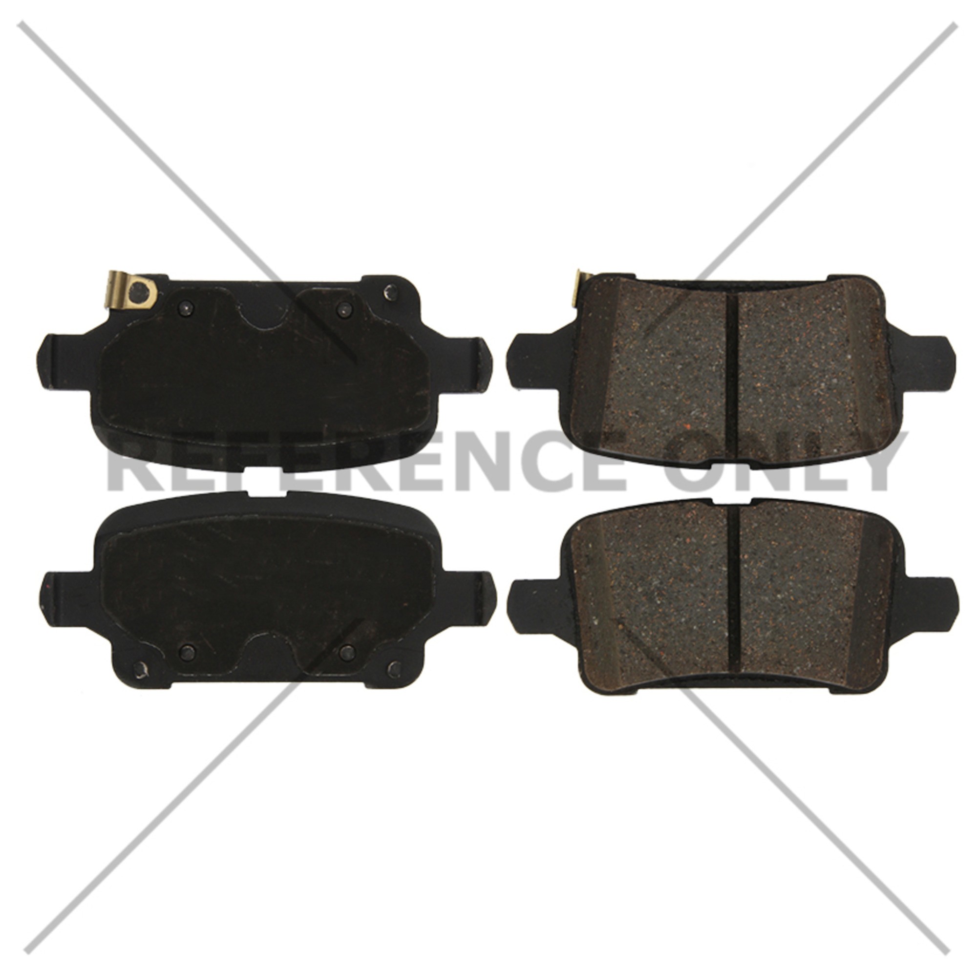 Posi Quiet Ceramic Brake Pads with Shims and Hardware