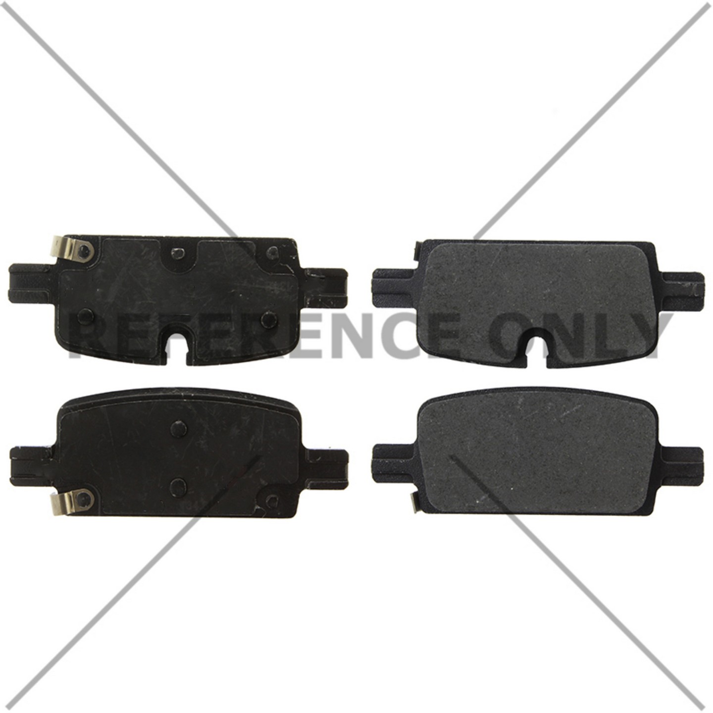 POSI-QUIET CERAMIC BRAKE PADS WITH SHIMS