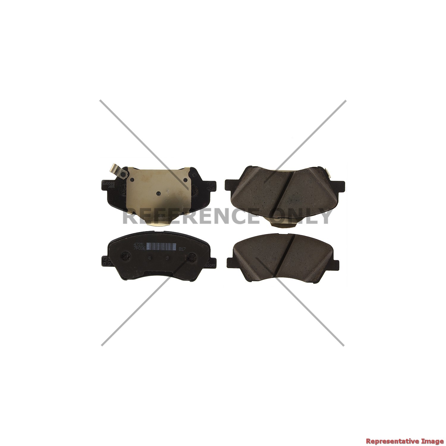 CERAMIC BRAKE PADS WITH SHIMS