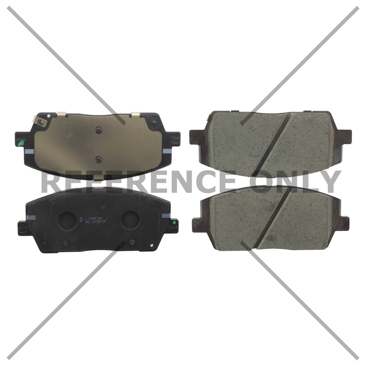 Posi Quiet Ceramic Brake Pads with Shims
