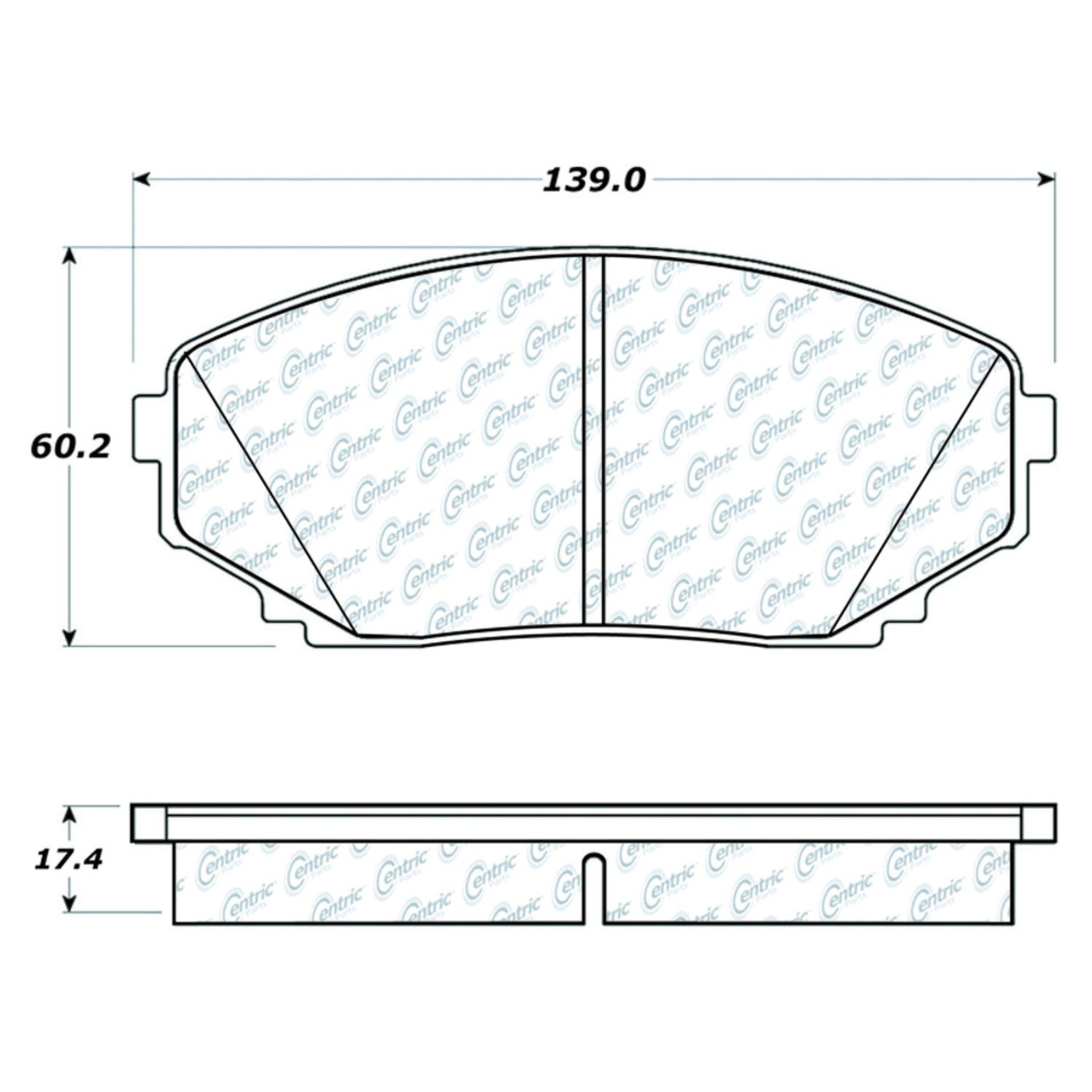 Posi Quiet Extended Wear Brake Pads with Shims and Hardware