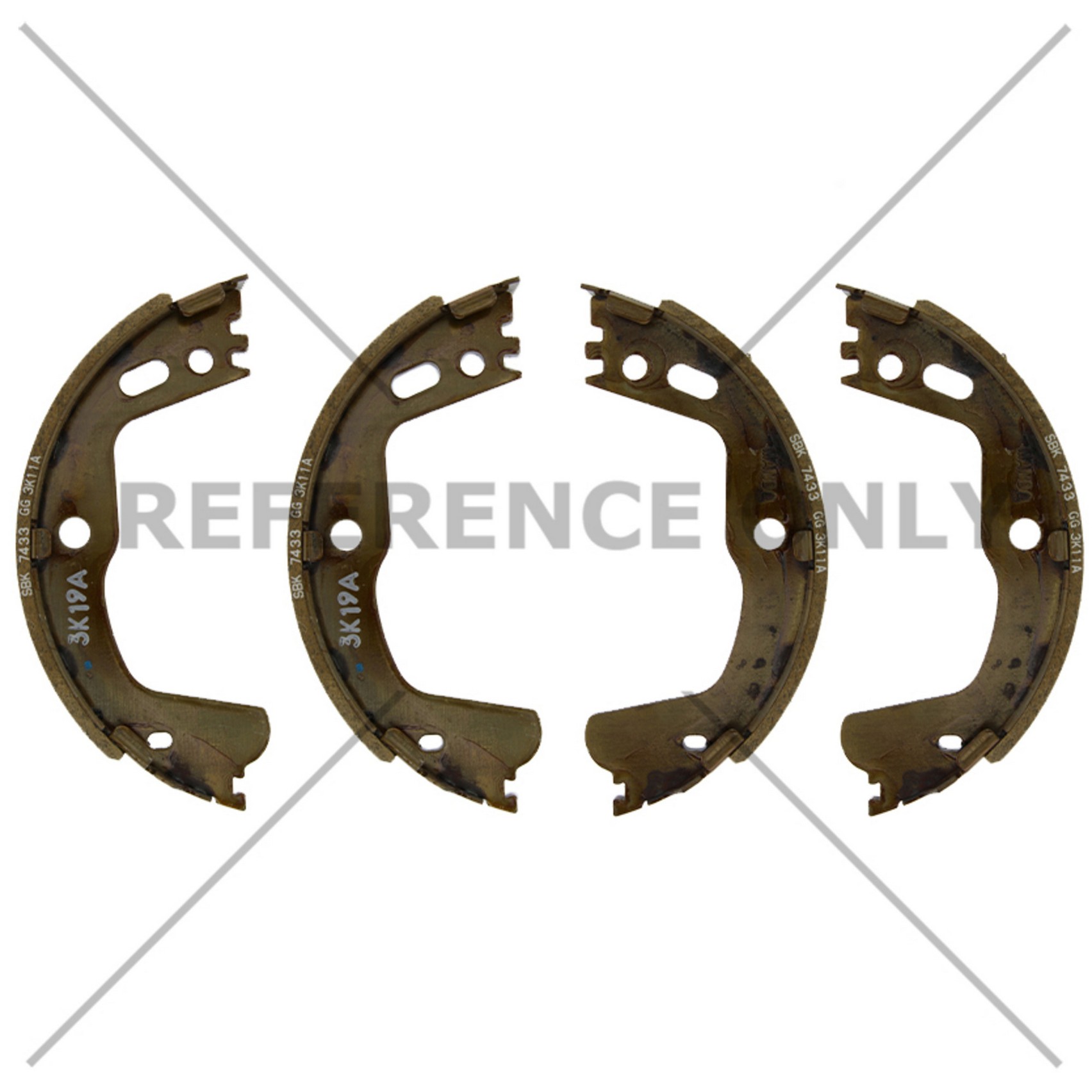 Centric Premium Parking Brake Shoes
