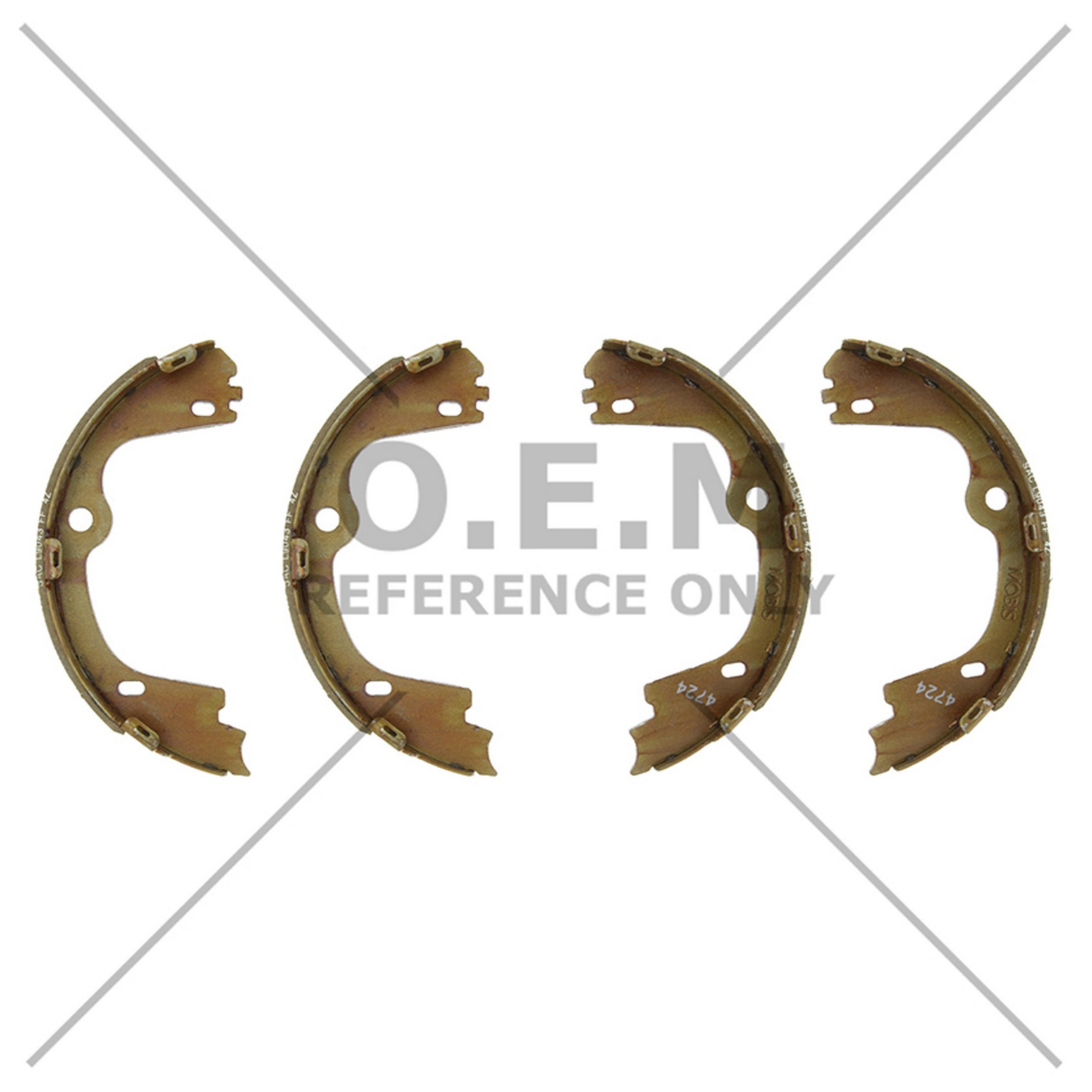 Centric Premium Parking Brake Shoes