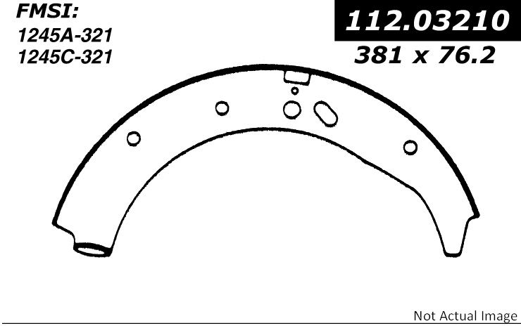 Centric Heavy Duty Brake Shoes