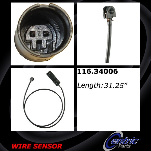 Centric Brake Pad Sensor Wire