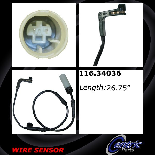 Centric Brake Pad Sensor Wire