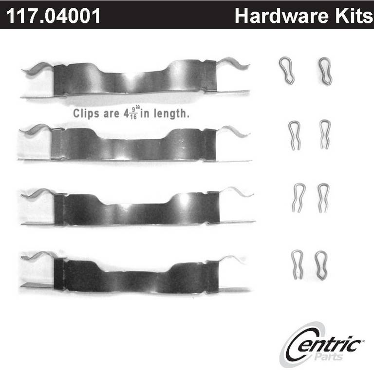 Centric Disc Brake Hardware Kit