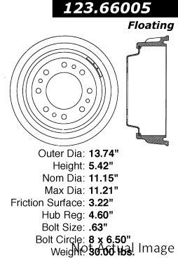 C-Tek Standard Brake Drum